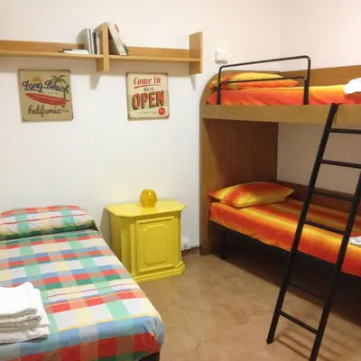 Letto o letti in una camera di Casa Del Mulino