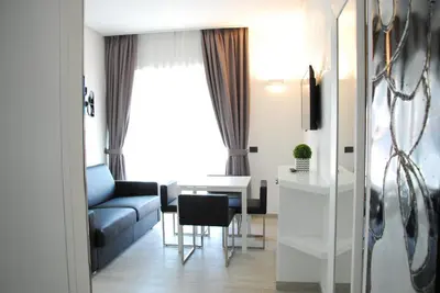 Area soggiorno di LHP Suite Rapallo