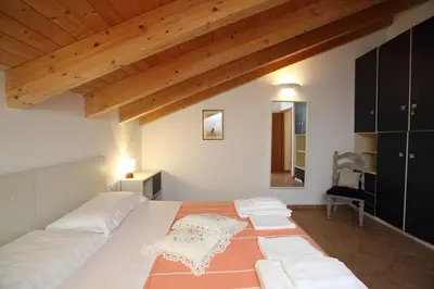 Letto o letti in una camera di La casa al mare