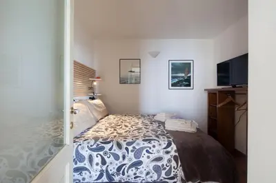 Letto o letti in una camera di Rosso su Portofino