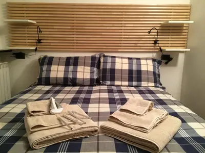 Letto o letti in una camera di Rosso su Portofino