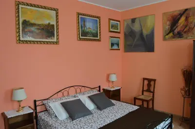 Letto o letti in una camera di B&B Cambusa