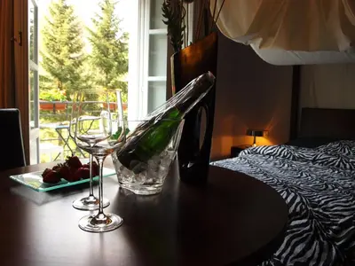 Letto o letti in una camera di Hotel Abetaia