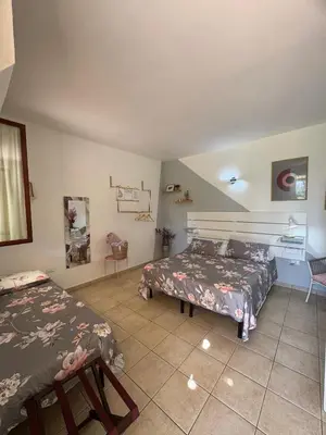 Letto o letti in una camera di Agriturismo Corte San Girolamo