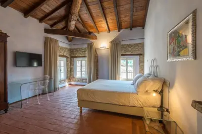 Letto o letti in una camera di Borgo Cadonega