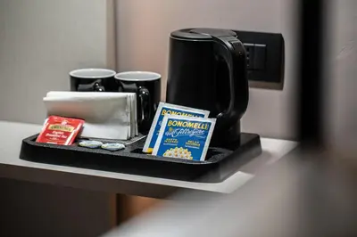 Set per la preparazione di tè e caffè presso City Style Hotel Reggio Emilia