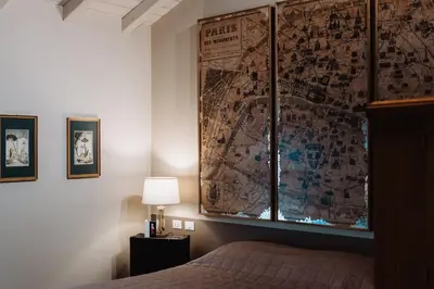 Letto o letti in una camera di Palazzo Gozzi Bed & Beauty