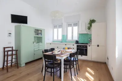 Cucina o angolo cottura di Appartamento Vela Verde