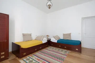 Letto o letti in una camera di Appartamento Vela Verde