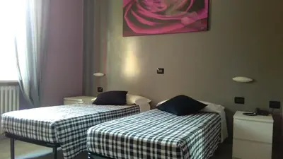 Letto o letti in una camera di La Quercia Hotel con Ristorante