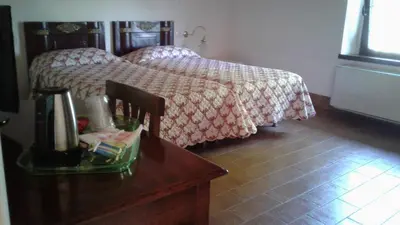 Letto o letti in una camera di Agriturismo San Bruno