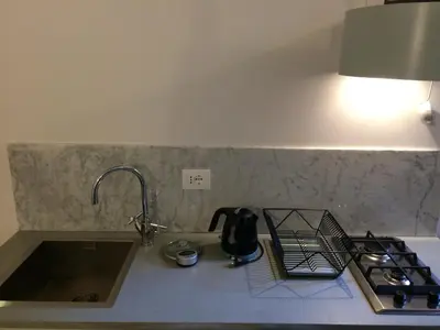 Cucina o angolo cottura di Appartamento della Baia