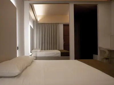 Letto o letti in una camera di Rimmel Motel