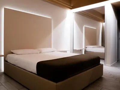 Letto o letti in una camera di Rimmel Motel