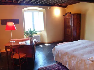 Letto o letti in una camera di La Sosta di Ottone III