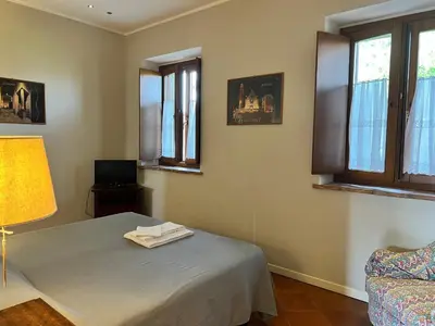 Letto o letti in una camera di Agriturismo Cascina Nuova