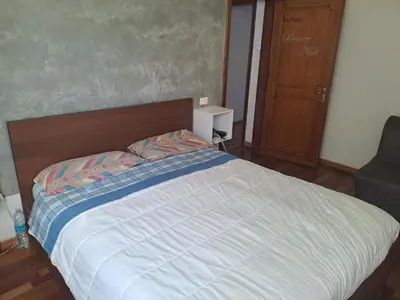 Letto o letti in una camera di Casa Lilia