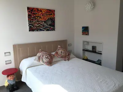 Letto o letti in una camera di La Casa di Andrea Relais