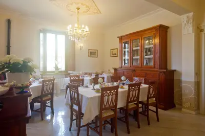 Area soggiorno di Villa Dircea