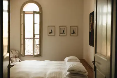 Letto o letti in una camera di Le dimore de Il borgo del balsamico