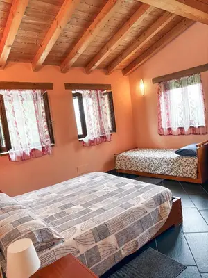 Letto o letti in una camera di Agriturismo Casa Casoni