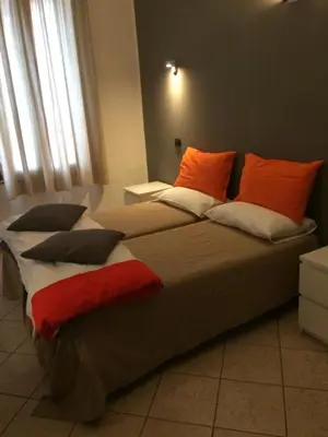 Letto o letti in una camera di Da Battista