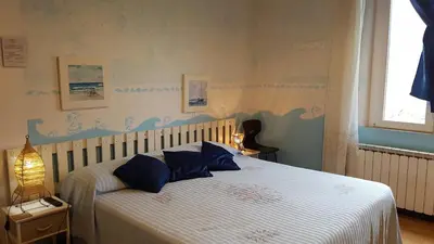 Letto o letti in una camera di Buio Pesto