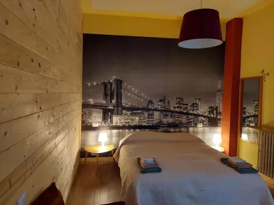 Letto o letti in una camera di B&B CountryHouseAnna