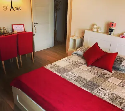 Letto o letti in una camera di B&B Cascina Sagrestia