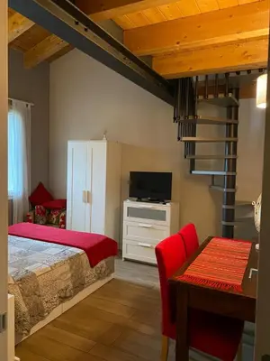 Letto o letti in una camera di B&B Cascina Sagrestia