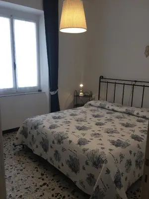 Letto o letti in una camera di Stella Marina delle 5 Terre