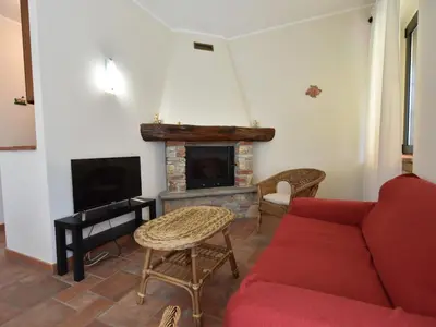 Area soggiorno di Apartment La Corte Bricca - Bilo D by Interhome