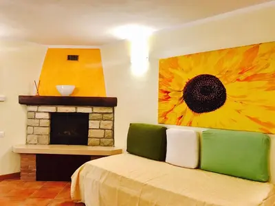 Letto o letti in una camera di Appartamento Armonia