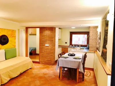 Letto o letti in una camera di Appartamento Armonia