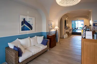 Area soggiorno di Blu Hotel