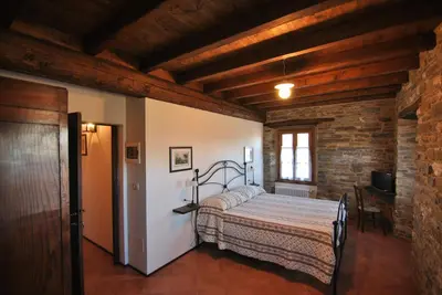 Letto o letti in una camera di Ospitalita' Rurale Casa Cani