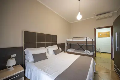 Letto o letti in una camera di Hotel Mediterraneo