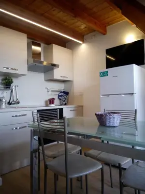 Cucina o angolo cottura di Tigullio Vacations: lo Chalet sul Mare