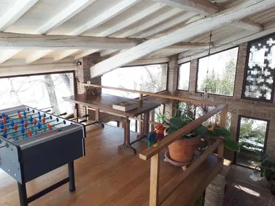 Area soggiorno di La Casa Sopra Le Nuvole