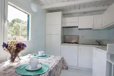 Cucina o angolo cottura di Apt. with an exciting view