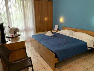 Letto o letti in una camera di Albergo Papillon