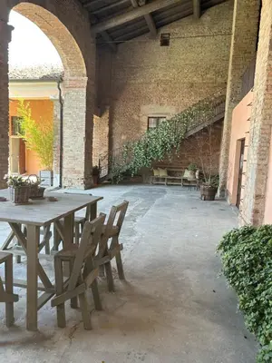 Patio o area all'aperto di Corte degli Angeli Agriturismo