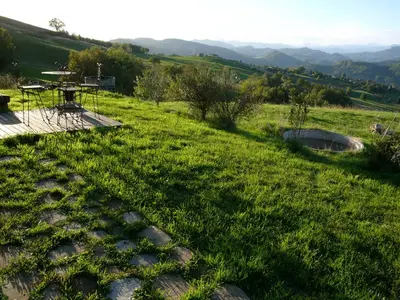 Paesaggio naturale nelle vicinanze del lodge