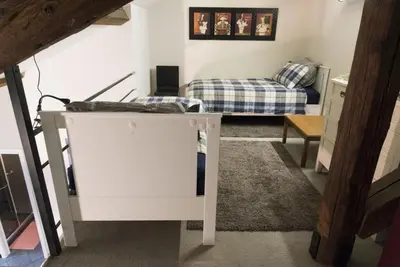 Letto o letti in una camera di B&B MI Casa Tu Casa