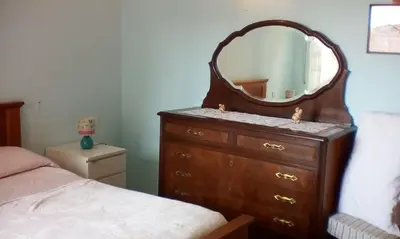 Letto o letti in una camera di Appartamento Lucio