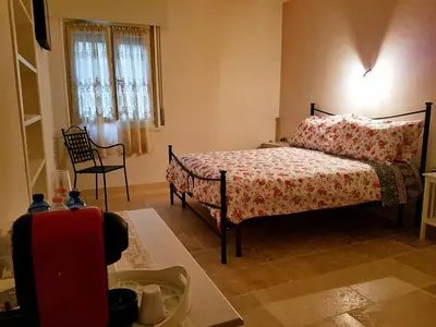 Letto o letti in una camera di Foresteria Borgo Delle Grazie