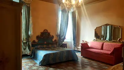 Letto o letti in una camera di Hotel Dell'Orto