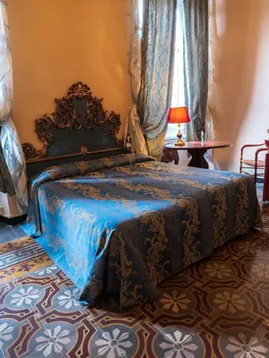 Letto o letti in una camera di Hotel Dell'Orto