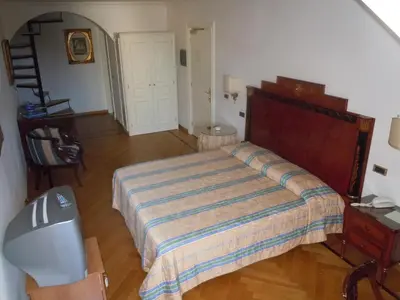 Letto o letti in una camera di Grand Hotel Villa Balbi