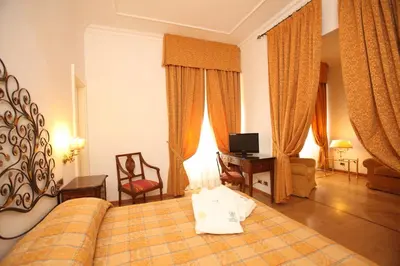 Letto o letti in una camera di Grand Hotel Villa Balbi
